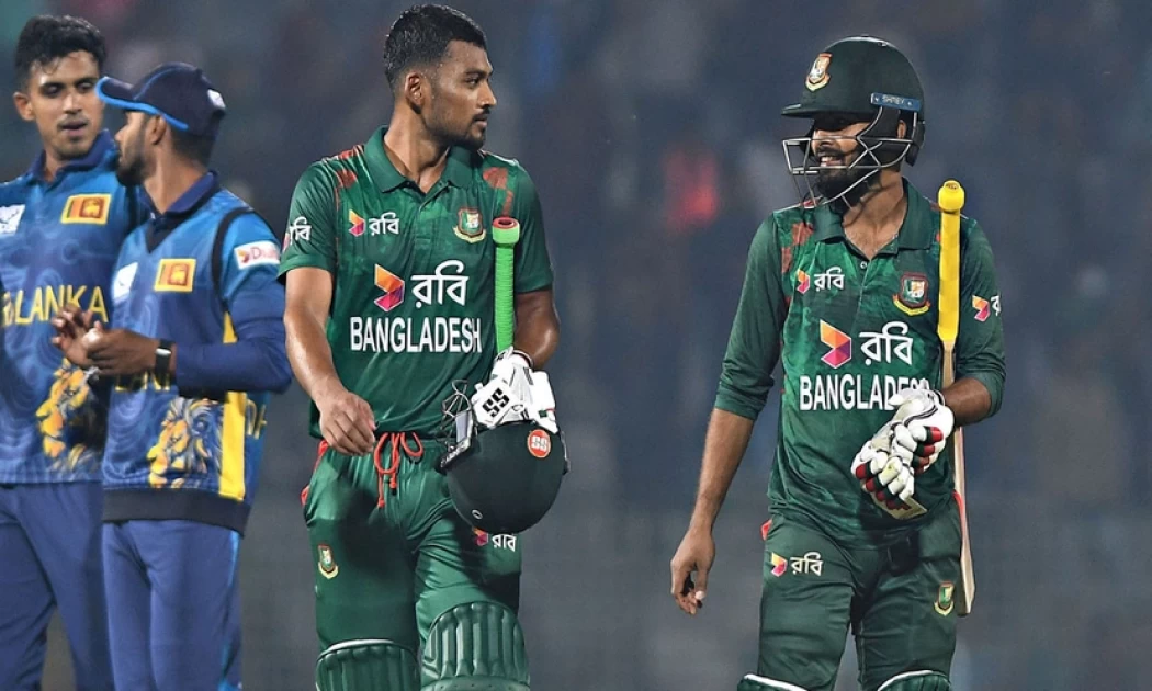 লিটন-শান্তর ব্যাটে সিরিজে ফিরলো বাংলাদেশ