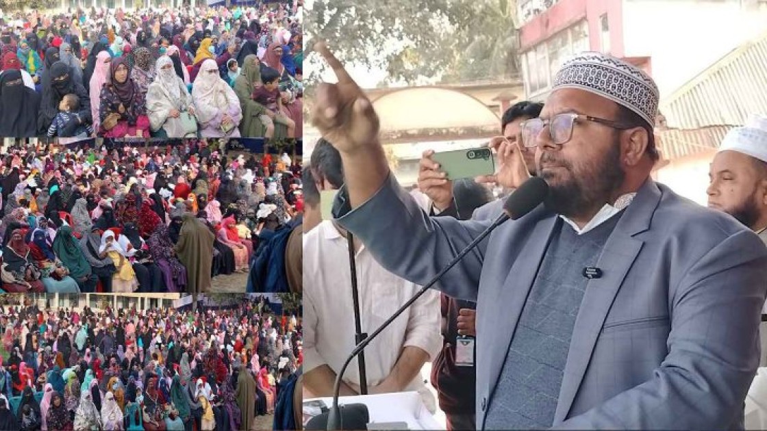 ভোলায় বাংলাদেশ জামায়াতে ইসলামীর নারী সমাবেশ অনুষ্ঠিত