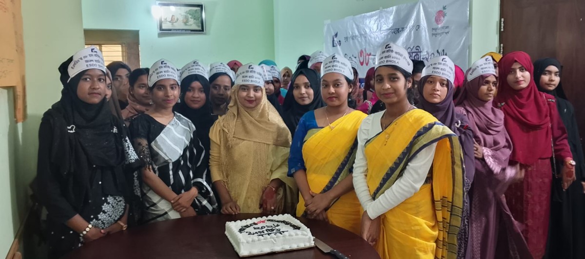 ভোলায় ইএসডিও’র পরিচ্ছন্নতা ও বৃক্ষরোপণ কর্মসূচি পালিত