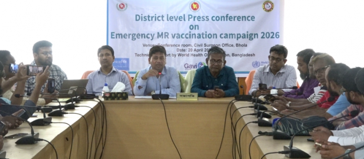 ভোলায় হাম-রুবেলার টিকা পাবে ২ লাখ ৮৮ হাজার ৯২২ শিশু