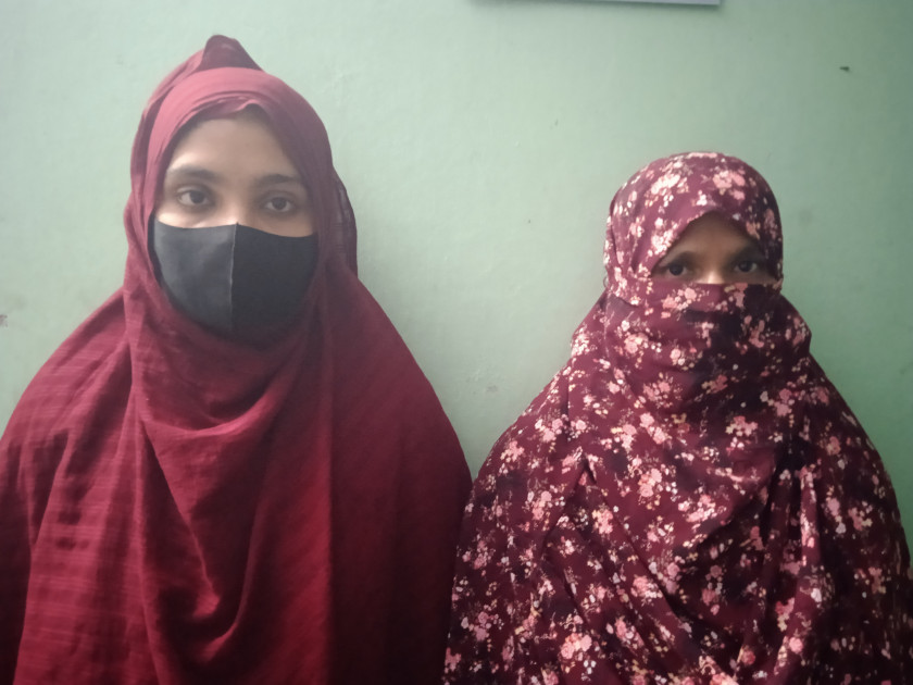 ভোলার পূর্ব ইলিশা ইউনিয়নে যৌতুক লোভী স্বামী মোকসেদ কর্তৃক স্ত্রী হাবিবা ও তার মা'কে মারপিটের